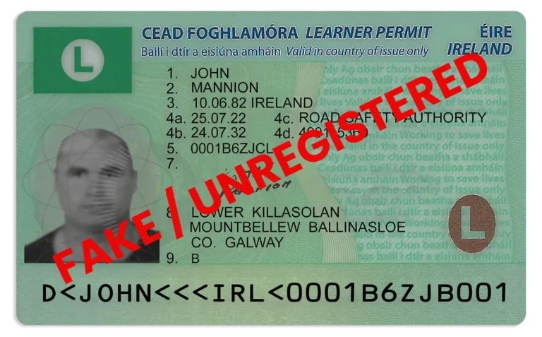 irish driving licence