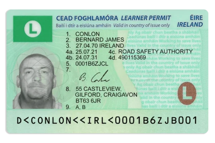 irish leaners permit